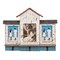 House Shaped Frame With Hooks Photo Frame Picture Holder For Wall Shelf Or Tabletop Decor Decoration 15" x 2" x 19"